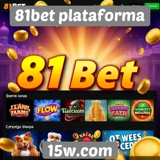 Variedade de jogos disponíveis na 81bet plataforma